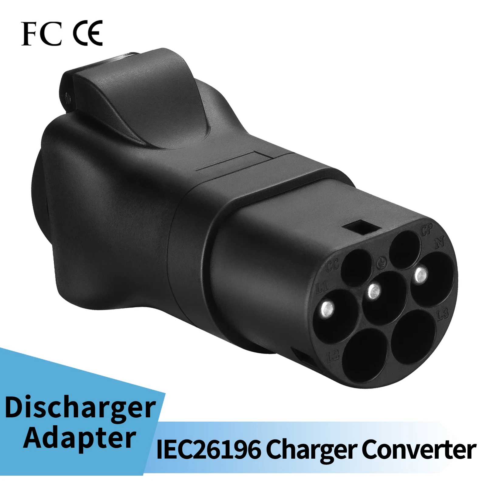 Electric Scooter Charger - Adaptateur de chargeur EV Type 2,