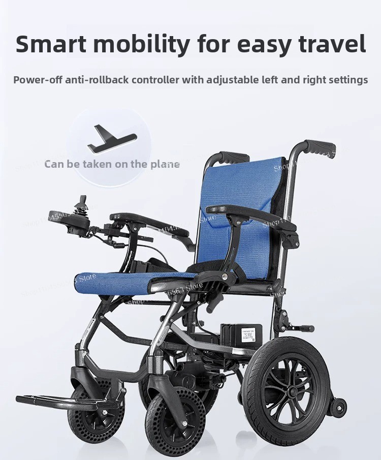 Folding Electric Scooter - Fauteuil roulant électrique pliable, léger, spécial