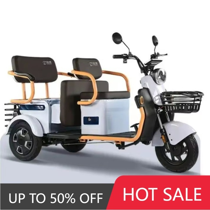 Electric Scooter Adults - Tricycle électrique QQW, scooter tricycle, moteur